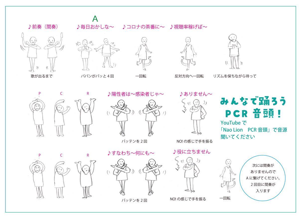 PCR音頭の振り付け